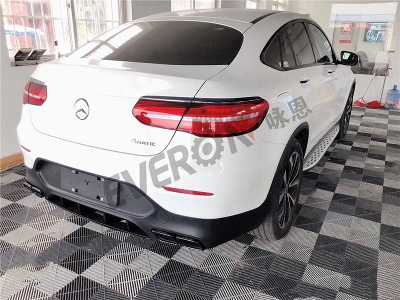 C253 Glc63 Coupe Rear Diffuser Bumper Diffuser for Benz Glc Coupe C253 2016-2019