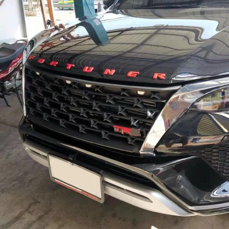 with LED Light 4X4 ABS Plastic Car Front Grille for Toyota Fortuner 2021