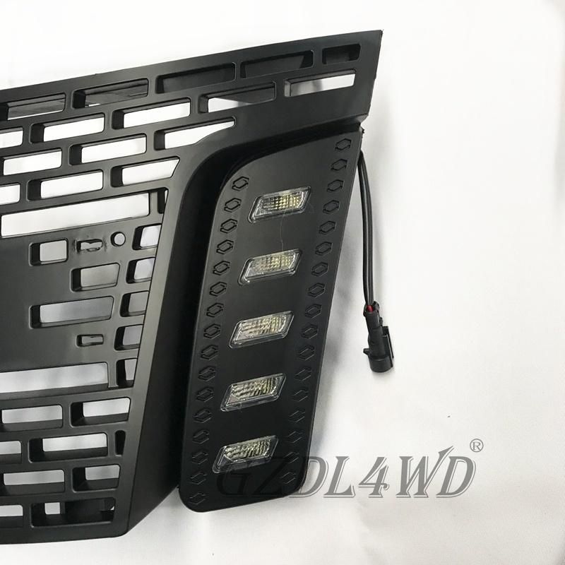 Modified off-Road Car Front Grille with LED for Ford Ranger T6