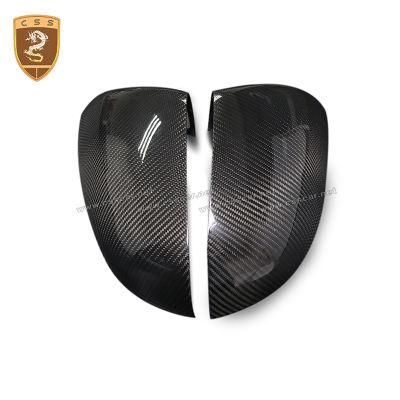 3K Real Carbon Fiber Fabric Mansory Style Car Mirror Decoration Cover for Bentley Bentayga