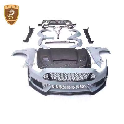 2015 FRP+PP Material Wide Flarea Fenders Car Bumper Auto Body Kit for Ford Mustang Conversion Body Kits