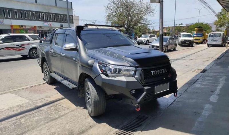 Automobile Parts Front and Rear Bumper Bull Bar for Toyota Hilux Rocco 2019+