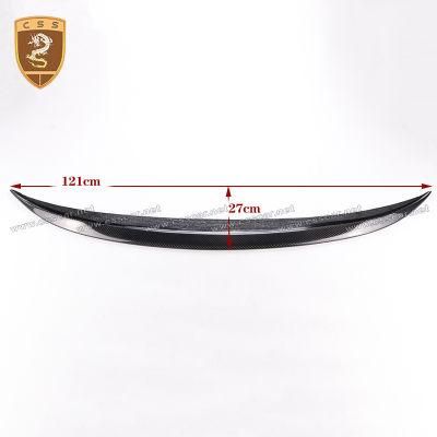 3K Plain Weave Carbon Fiber P Style Rear Single Deck Spoiler Wing for BMW E82 Series 1