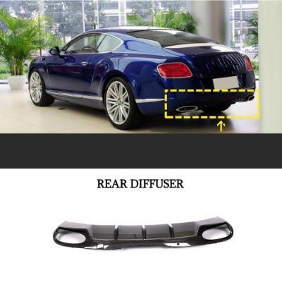 for Bentley Continental Carbon Fiber Rear Diffuser Gt Coupe 2-Door 2012-2013