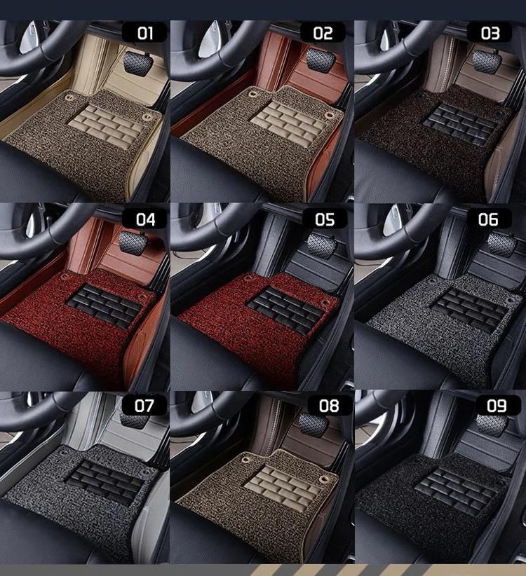 Car Floor Leather Waterproof Anti Slip Full Coverage Protector Mat
