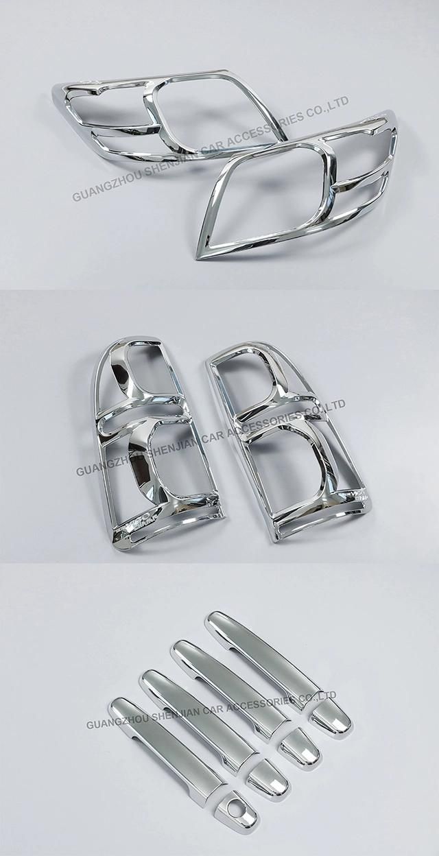Hot Sale Cheap Car Models Accessories Black Chrome Combo Set Vigo 2012 Chinese Factory