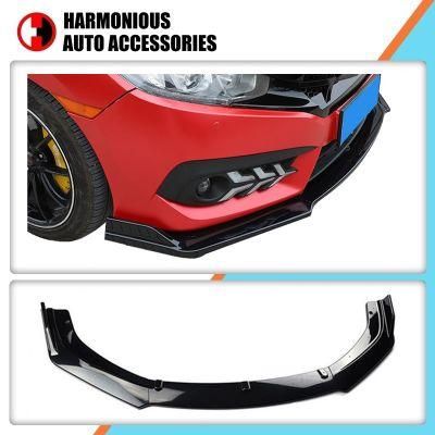 Sport Style Front Bumper Diffuser for Honda New Civic 2016 2018