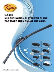 Multifunction Flat Wiper Blades, with 10 Adapters, Can Replace 95% of The OE Wipers, Clear View