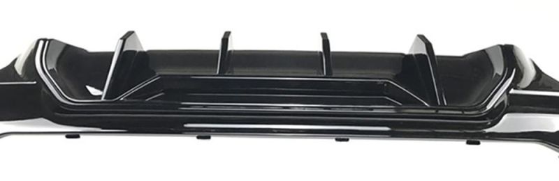 G30 G38 Gloss Black ABS Plastic Rear Diffuser for BMW 5 Series G30 M Tech Bumper Diffuser 2017+