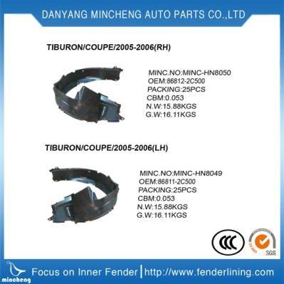 Rubber Fender for Daewoo Matiz-II 01/Chevrolet Spark