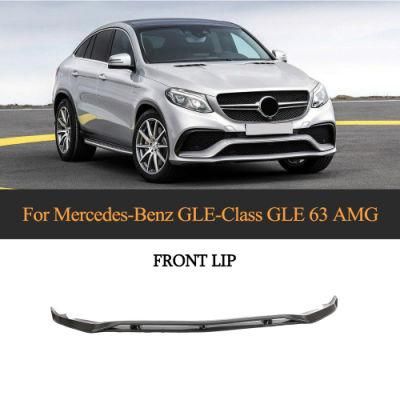 Carbon Fiber Front Bumper Lip for Mercedes-Benz Gle-Class Gle 63 Amg 2015-2018