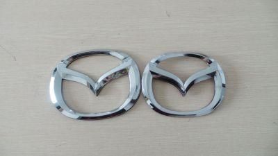 ABS Plastic Custom Silver Car logo Auto Emblem Badges