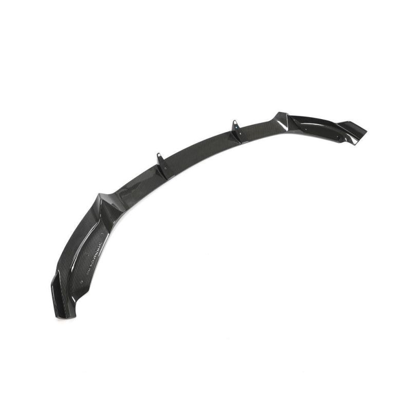Dry Carbon Fiber Front Bumper Lip for Tesla Model Y Sport Utility 4-Door 2019-2021