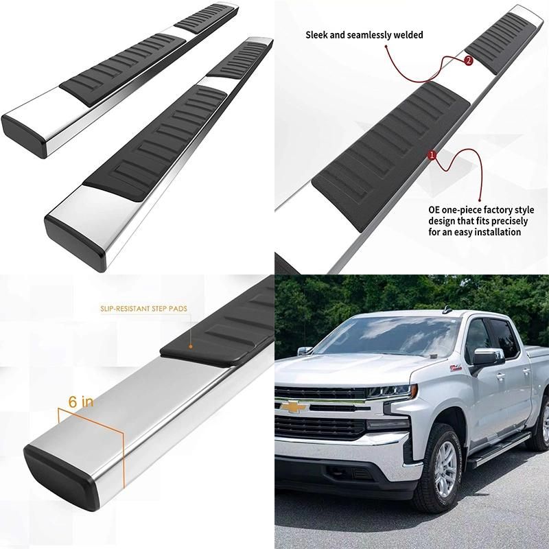 Side Steps Running Boards Nerf Bars Aluminum Set 2 PCS. for VW Tiguan 2009-2016