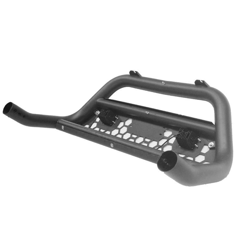 Customized with Honeycomb LED Light 4X4 Steel Front Bumper Bull Bar for Nissan Navara Np300 2020 2021 2022