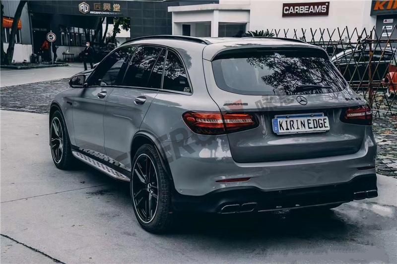 Glc63s Amg Rear Diffuser with Exhaust Tips for Mercedes Benz X253 2016-2019