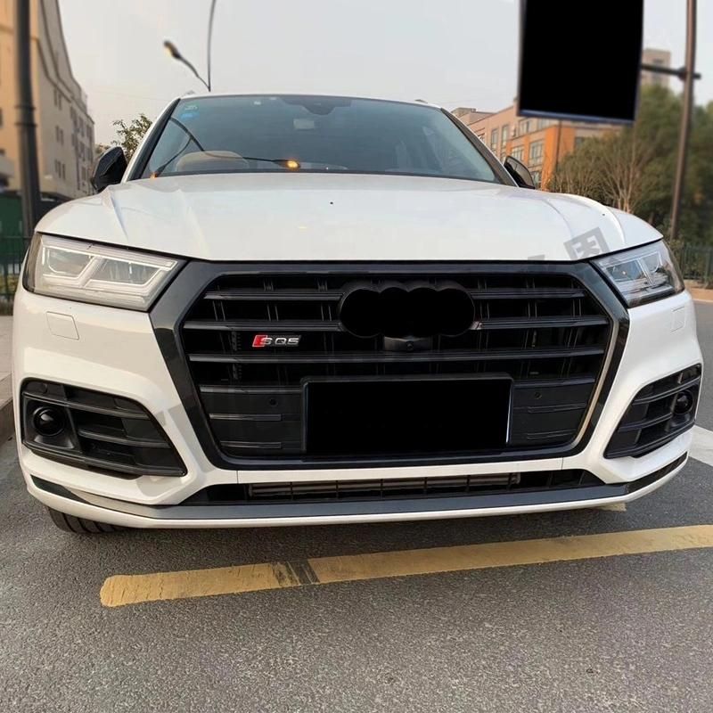 Sq5 Style Car Body Parts Modified ABS Front Grille for Audi Q5 2018-2021