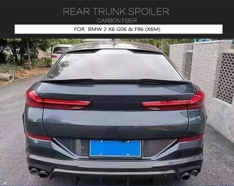 Carbon Fiber Rear Spoiler for BMW G06 X6 2020-2021