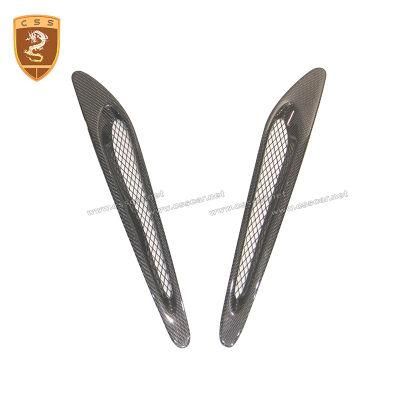 3K Real Carbon Fiber Car Bonnet Hood Scoop Decoration Trim Strip for Mclaren 720s