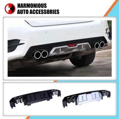 Rear Bumper Sport Style Diffuser for Honda Civic 2016 2018
