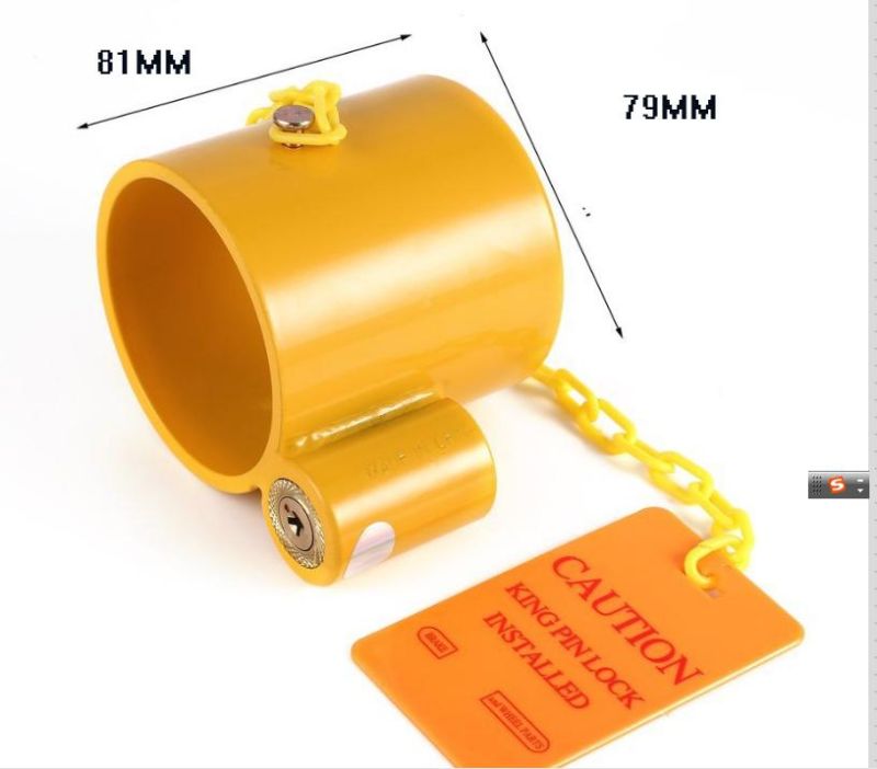 Tow Ball Cap Lock Caravan or Trailer Theft Deterrent with Cylinder Lock