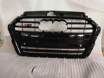 Auto Spare Parts S3 Style Car Exterior Accessories Body Kit Front Bumper with Honeycomb Grill for Audi A3 S3 2017-2019