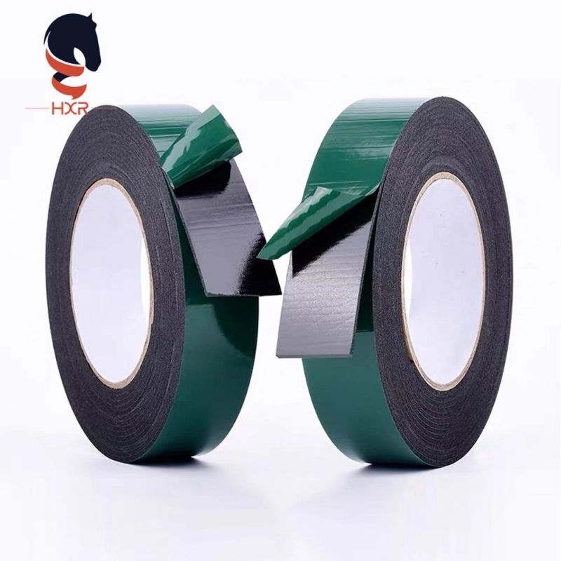 Green Liner Double Sided Black Foam Adhesive Tape for Automobile Interior and Exterior Application