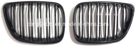 BMW 2 Series F22, F23 Double Lines Gloss Black Car Grille 2014-2016