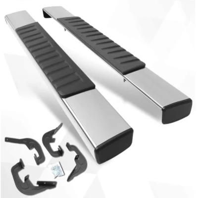 Car Parts Silver Running Boards Side Steps Nerf Bars for Silverado Regular Cab