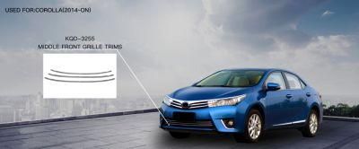 New Design Auto Accessories Middle Front Grille Trims for Corolla