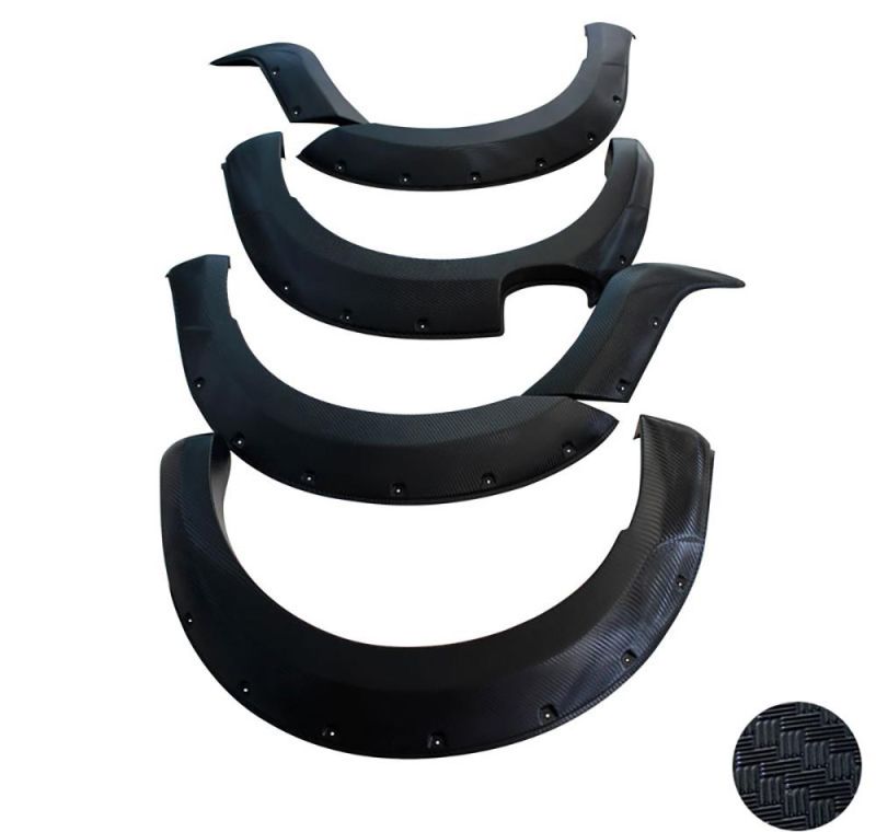 Ranger T6 2012 Fender Flare Modified Design New ABS Plastic 5D Carbon Wheel Arch Flare