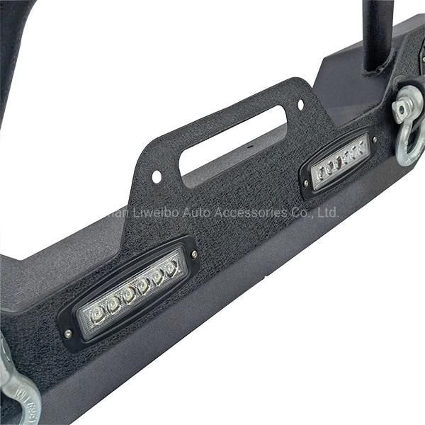 Black Iron Steel 4X4 Accessories Front Bumper Bullbar for Jeep Wrangler