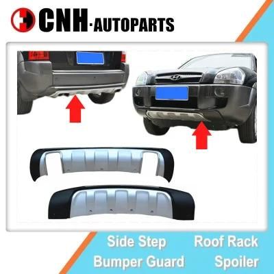 Front and Rear Bumper Lower Garnish Skid Plates for Hyundai Tucson 2004 2008