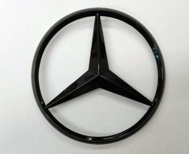 High Quality Custom Black Round ABS Rear Emblem Car Badge