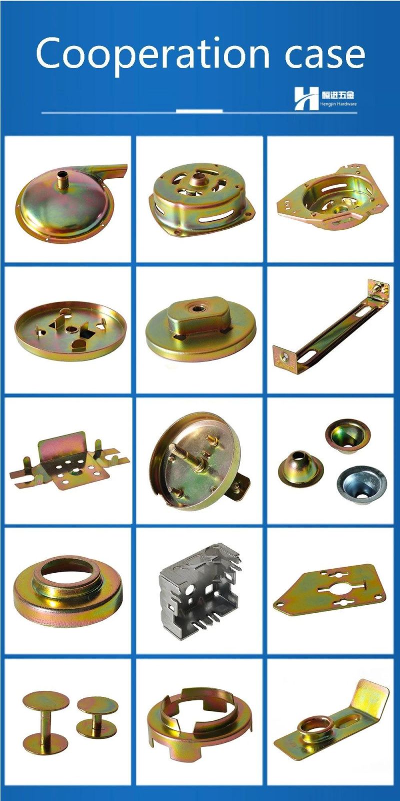 Metal Fabrication Service Cold Stamping Sheet Metal Spare Parts