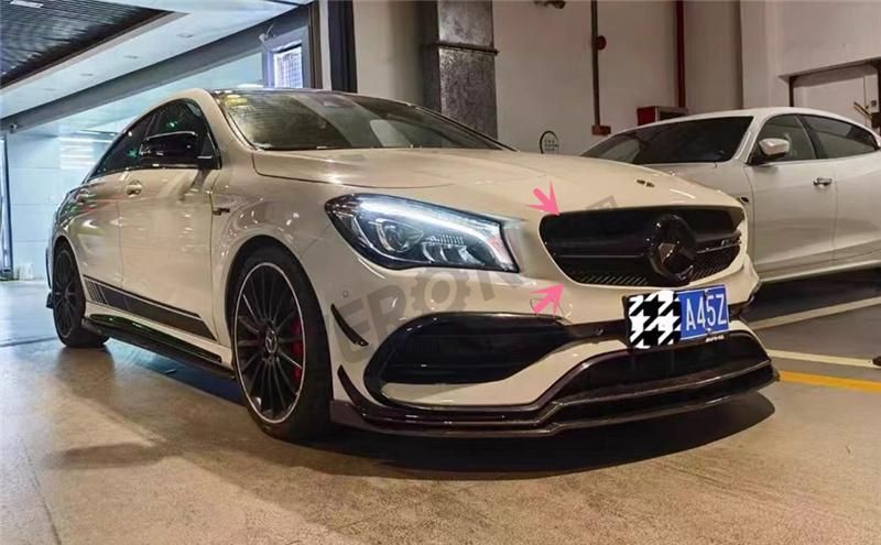 Amg Style Cla45 Front Hood Grille Mesh for Mercedes Cla W117 2013-2019