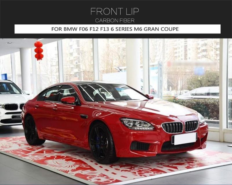 Carbon Fiber Front Bumper Lip for BMW F06 F12 F13 M6 Gran Coupe 2013-2016