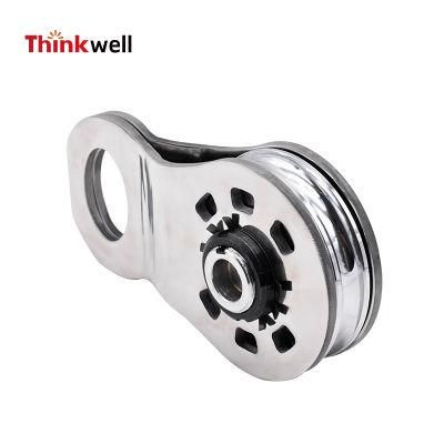 Heavy Duty 10t Stainless Steel Winch Pulley for Synthetic Rope