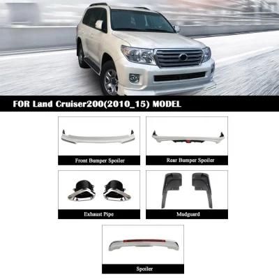 Car Parts Auto Body Kits with Front&Rear Bumper Spoiler Exhaust Pipe for Land Cruiser 200 2015+