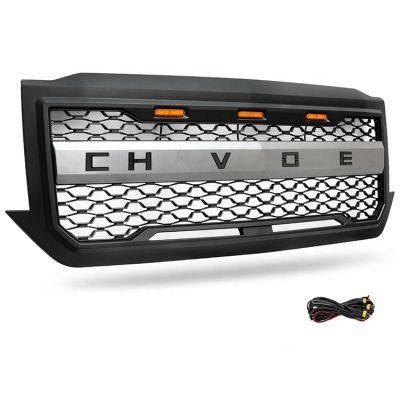Car Front Grille Amber Light for Silverado 1500 2016-2018