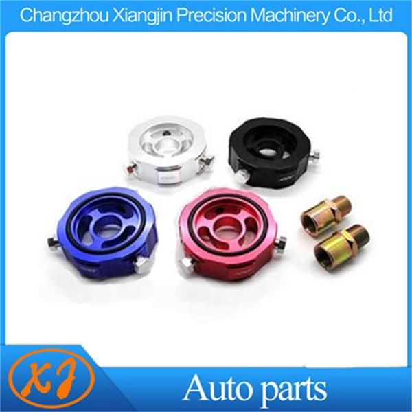 An8 Universal Oil Filter Cooler Sandwich Plate Relocation Kit