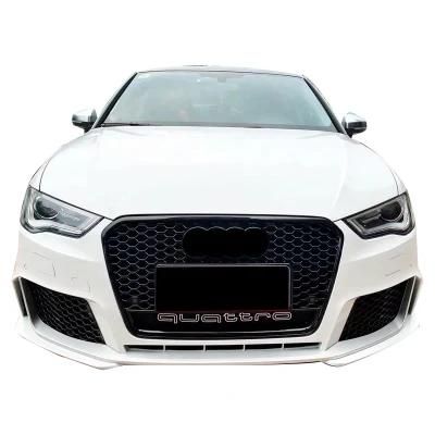 Side Skirt Bumper Grille RS3 Style Body Kits for Audi A3 S3 2014 2015 2016