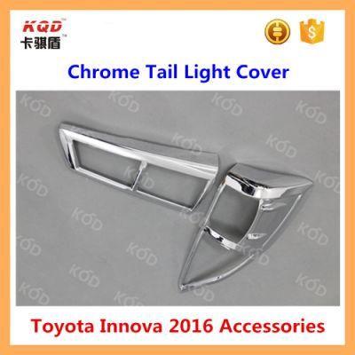 ABS Plastic Chrome Tail Light Cover for Toyota Innova 2016