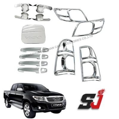 Hot Sale Cheap Car Models Accessories Black Chrome Combo Set Vigo 2012 Chinese Factory