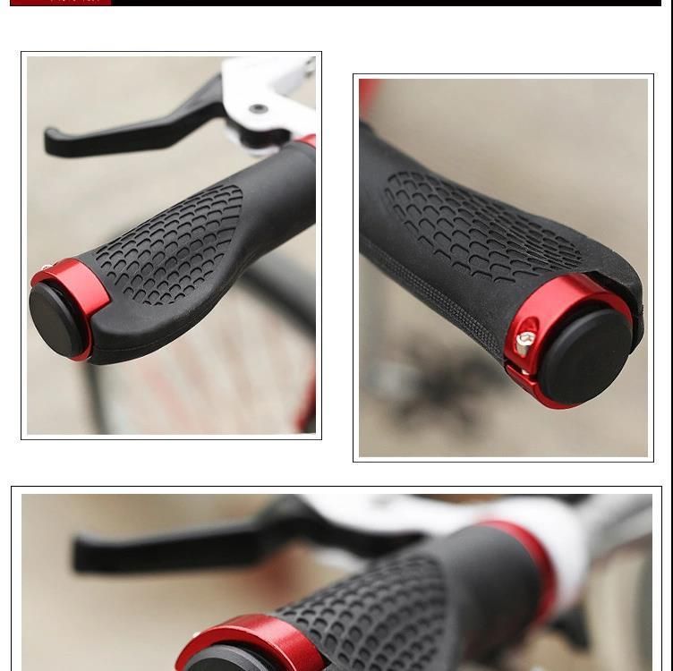 Ergonomic MTB Road Cycling Skid-Proof Grips Anti-Skid Rubber Bicycle Grips Mountain Bike Lock on Bicycle Handlebars Grips