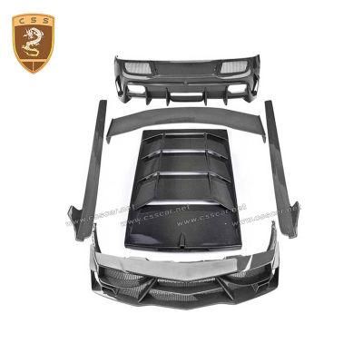 Upgrade to Lp700 Carbon Fiber Engine Hood Side Skirts Front Bumper Bodykit for Lamborghini Gallardo