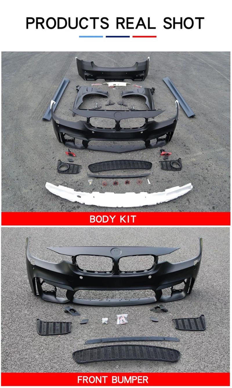 BMW 3 Series F30 13-19 Auto Body Kits Front Bumper with Rear Bumper Body Kits