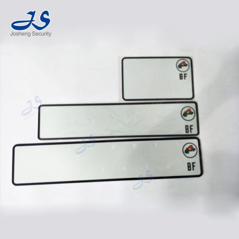 Two Layer License Plates with Border Embossed