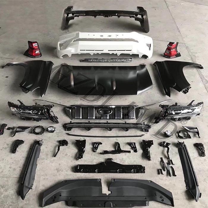 Repair Body Kit for Toyota Land Cruiser Prado 2010-2017 Upgrade to 2018+ Fj150