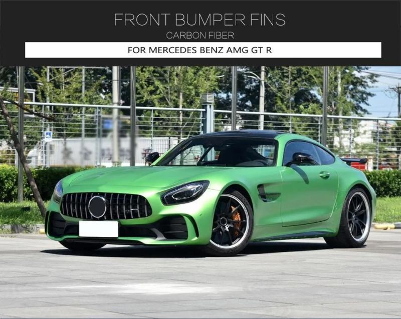 Carbon Fiber Front Bumper Vent Trims for Mercedes Benz Amg Gt R 2016-2018